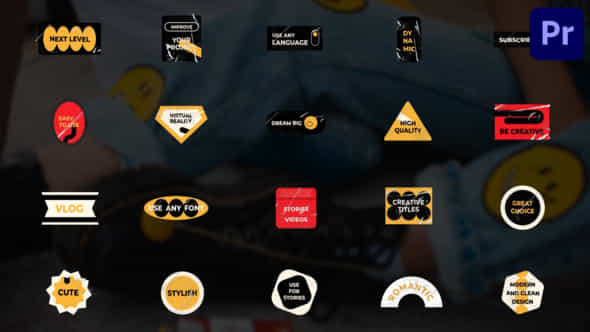 Creative Titles For Premiere Pro - VideoHive 51077371