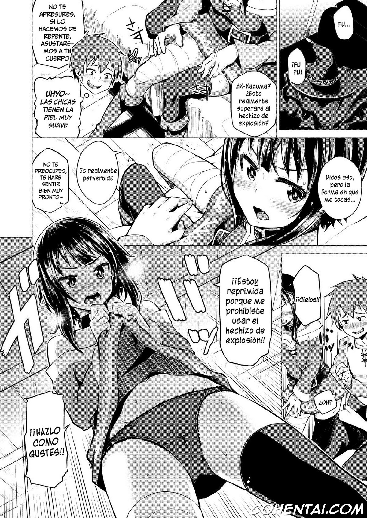 Kono Bakuretsu Musume ni Ecstasy o! (Kono Subarashii Sekai ni Syukufuku o!) xxx comics manga porno doujin hentai español sexo 