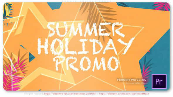 Summer Holiday Promo - VideoHive 45639168