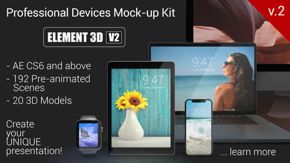 Devices Mock-up Kit - VideoHive 24837947