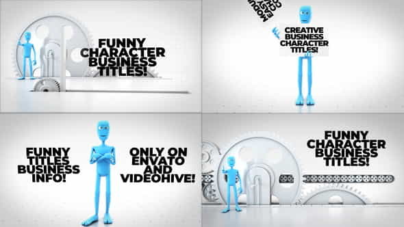Funny Character Titles Bundle - VideoHive 29418477