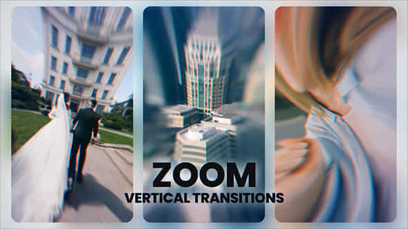 Vertical Zoom Transitions - VideoHive 53404221