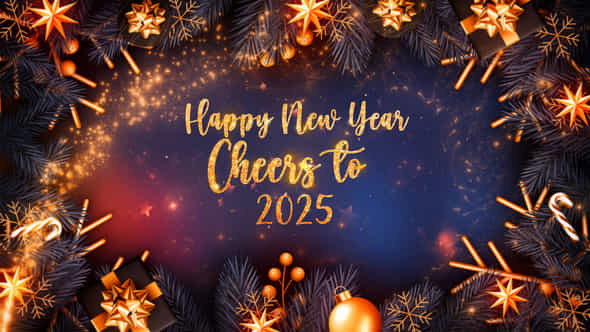 Christmas Card I Happy New Year 2025 Card - VideoHive 55835400