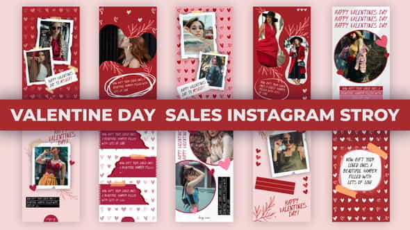 Valentine Day Sales Instagram Story - VideoHive 35427539