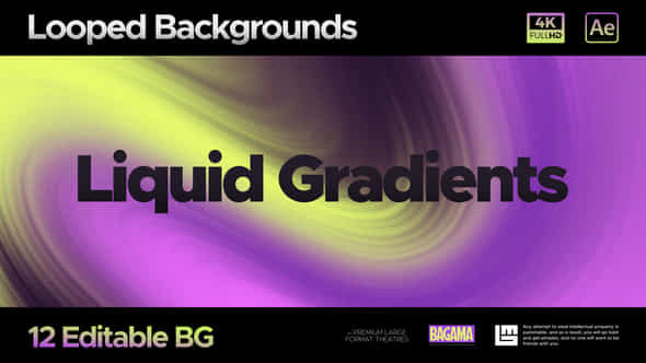 Seamless Liquid Backgrounds - VideoHive 59586350
