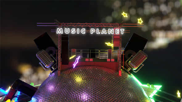 Music Planet - VideoHive 23446322