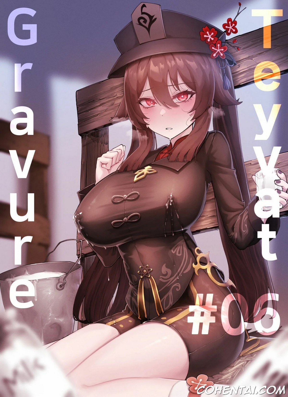 Teyvat Gravure #06 Hu Tao (Genshin Impact) xxx comics manga porno doujin hentai español sexo 