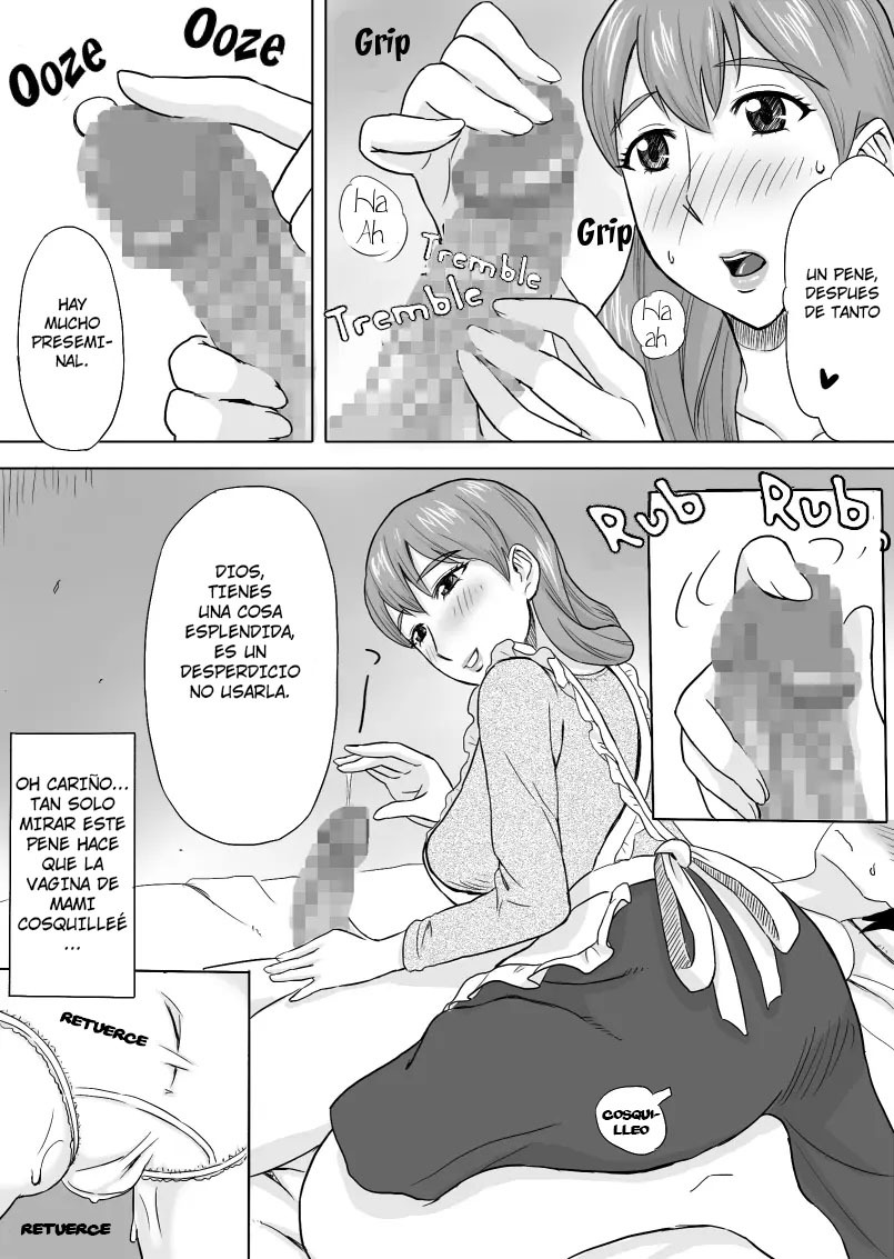 [Ochikochitei (Tadano Kushami)] Mama wa Totsuzen Osottekita [Spanish] [Roal Scan] [Digital]