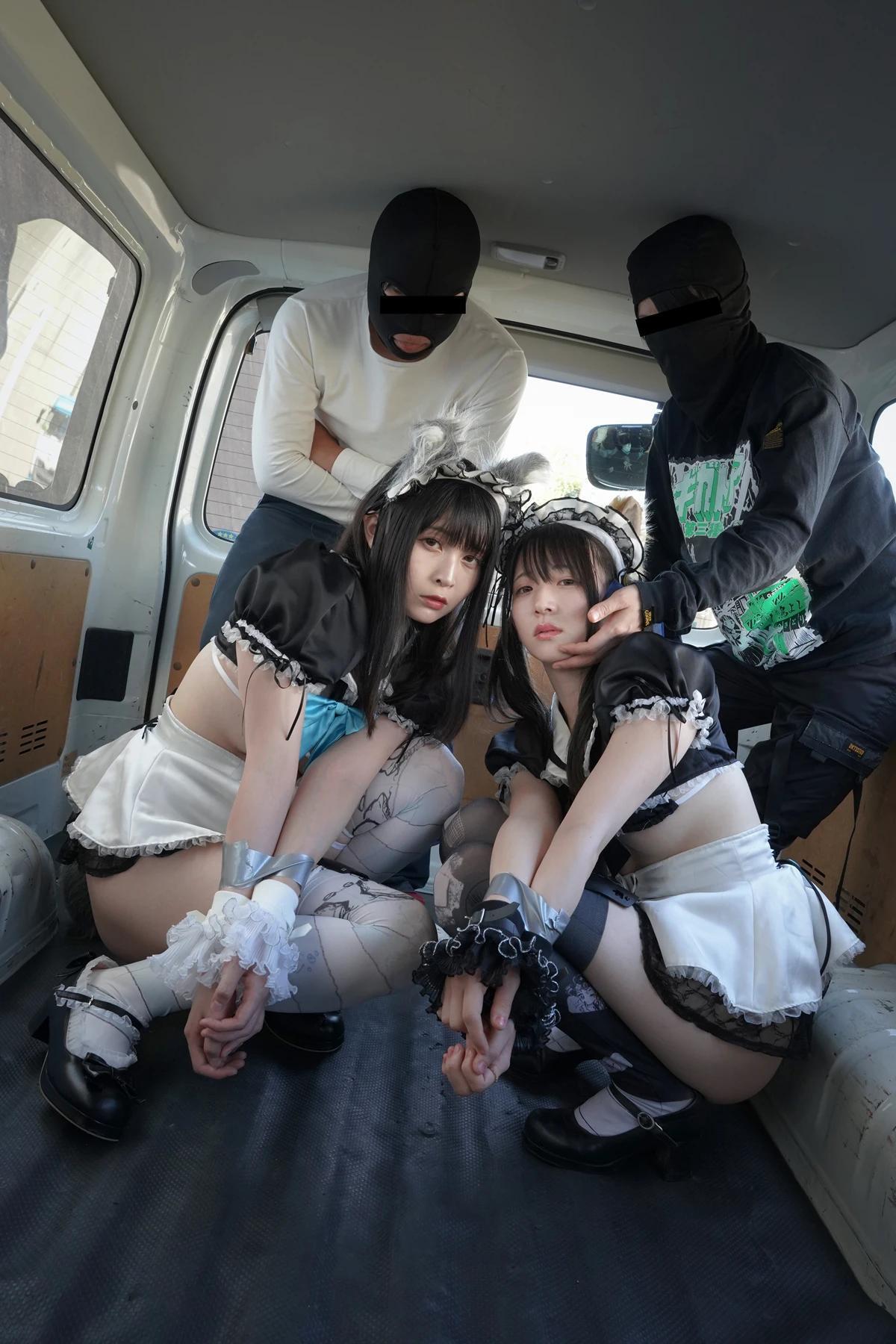 Sui Utatane うたたね翠, Mizuna Shione 水那しおね, 写真集 「野生のメイドがあらわれた！」 Set.04(45)