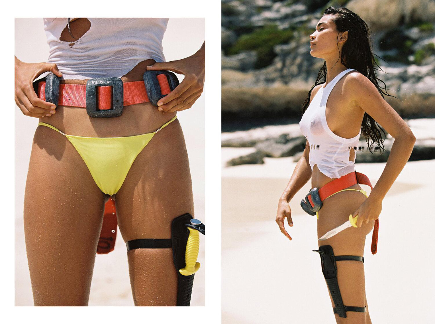 Келли Гейл в купальниках модного бренда Bamba Swimwear, лето 2020 / фото 06