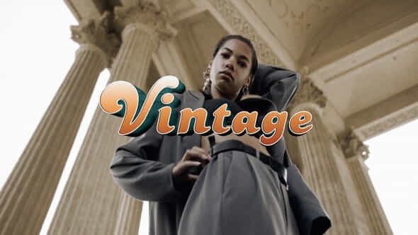 Retro Type Titles - VideoHive 58268680