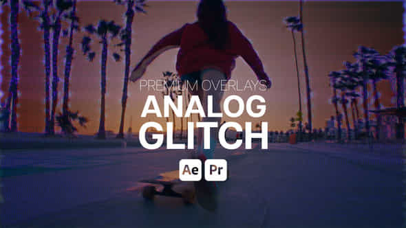 Premium Overlays Analog Glitch - VideoHive 52260913