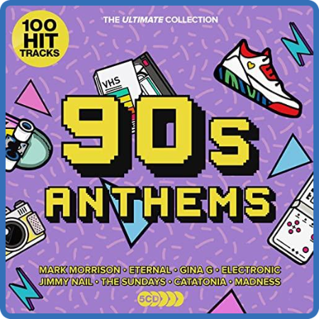 100 Hit Tracks Ultimate 90s Anthems (5CD) (2022)