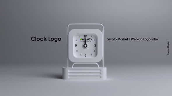 Clock Logo - VideoHive 45361696