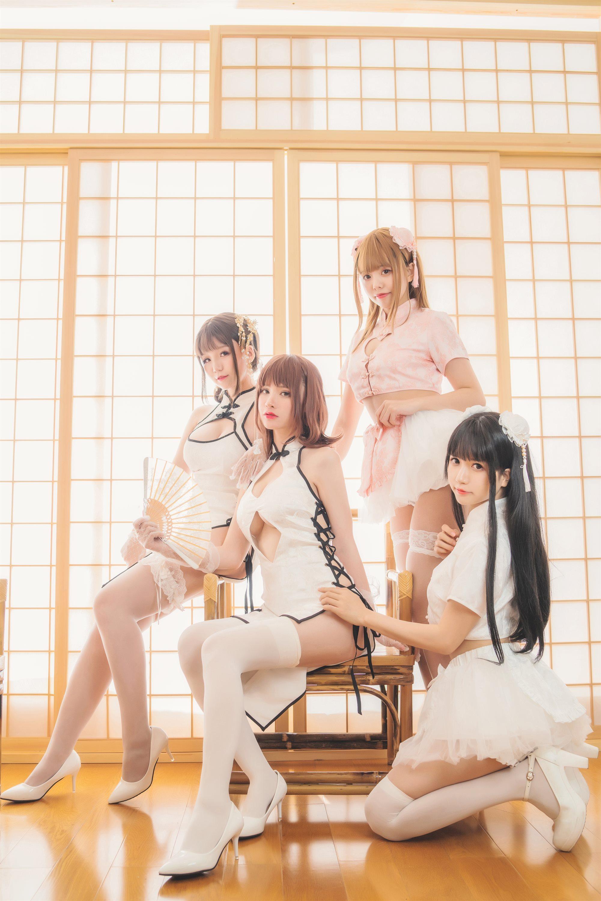 白金Saki-小野妹子w×宅夏×前羽 四人彼女电子档(94)