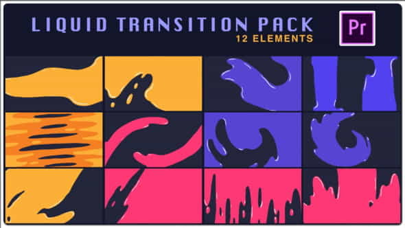 Liquid Transition Pack| Premiere Pro - VideoHive 34446536