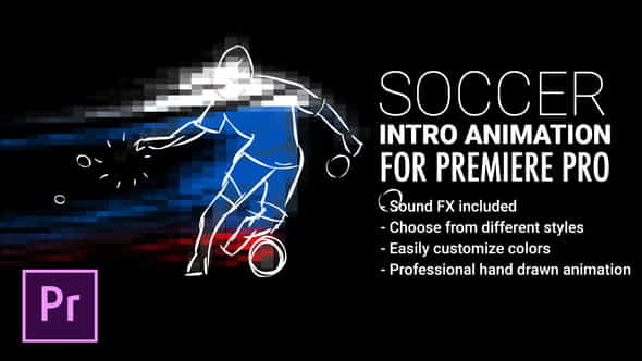 Soccer Intro Animation For Premiere - VideoHive 22032378