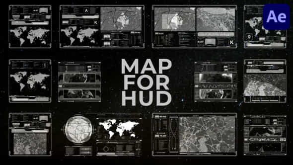 Map For Hud For After Effects - VideoHive 50808766