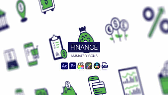 Finance Animated Icons - VideoHive 44951073