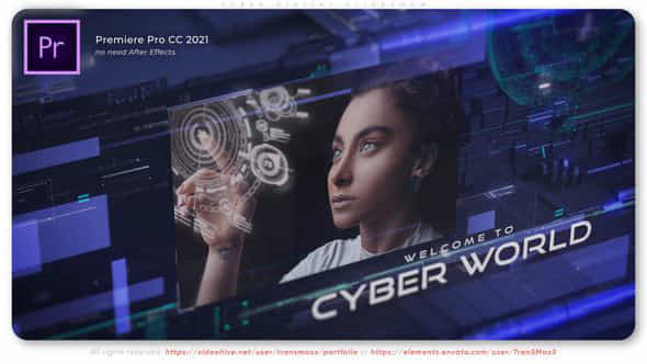 Cyber Digital Slideshow - VideoHive 47369015