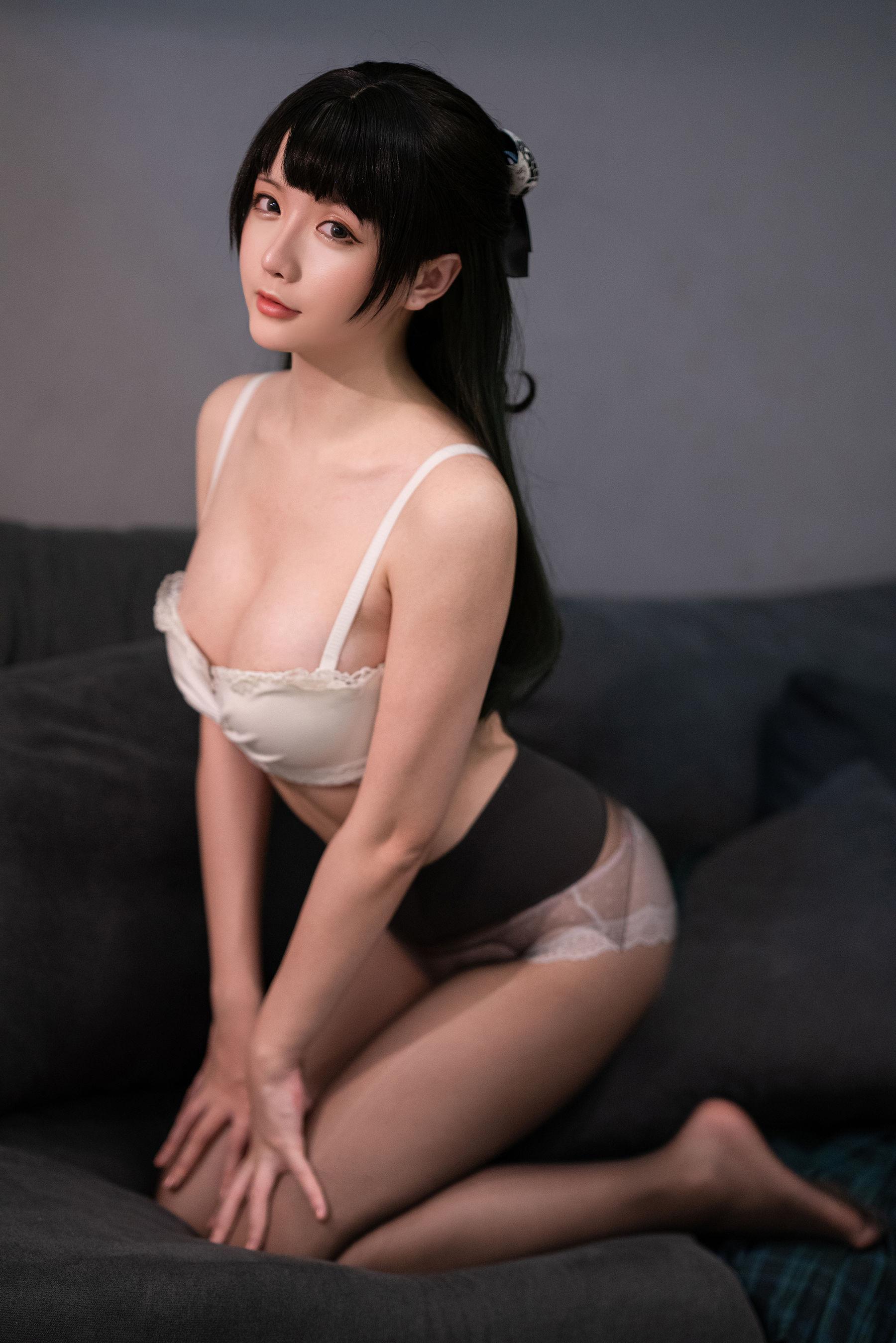 [COS写真] 星之迟迟 – JK-绿(96)