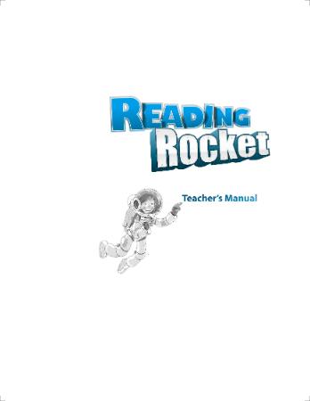 Reading Rocket 1 Teacher ' s Manual