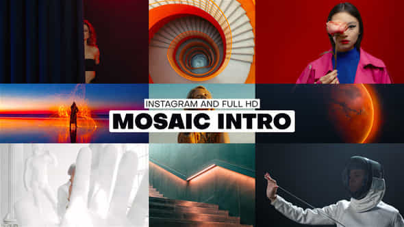 Mosaic Intro - VideoHive 50681353