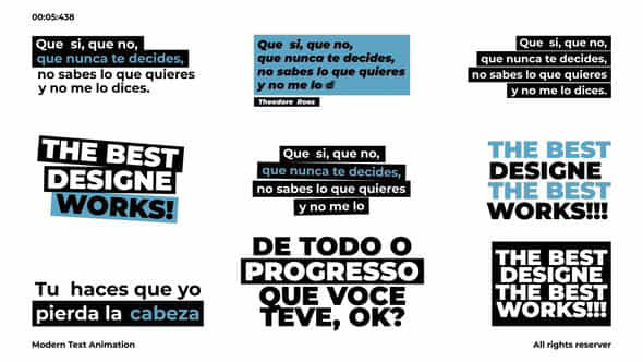 Modern Text Animation After Effects - VideoHive 57255451