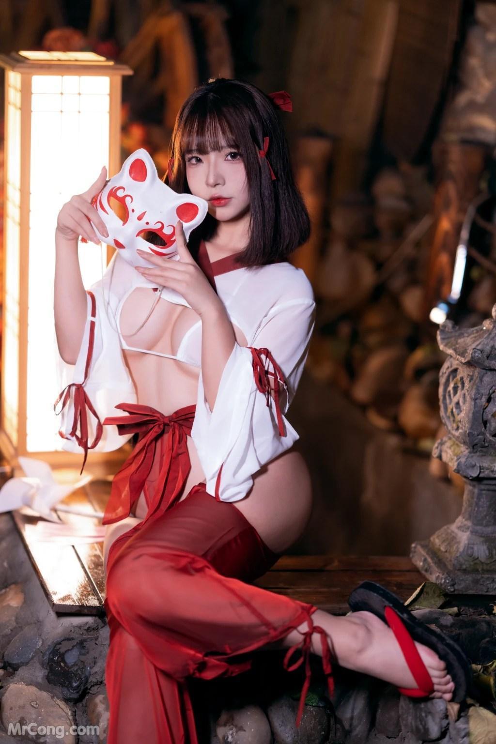 Coser@yuuhui玉汇 No.33: 祝巫神女 (120 photos)(2)