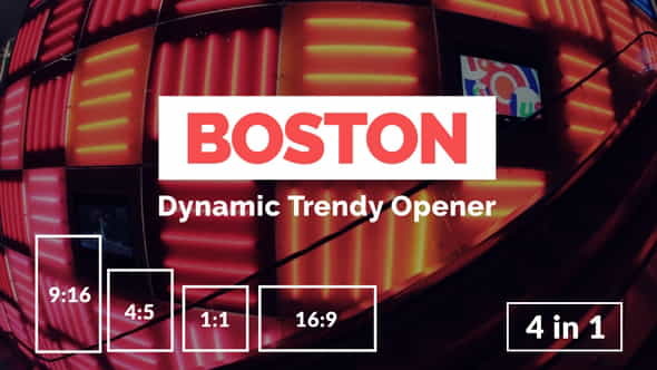 Boston | Dynamic Trendy Opener - VideoHive 26201763