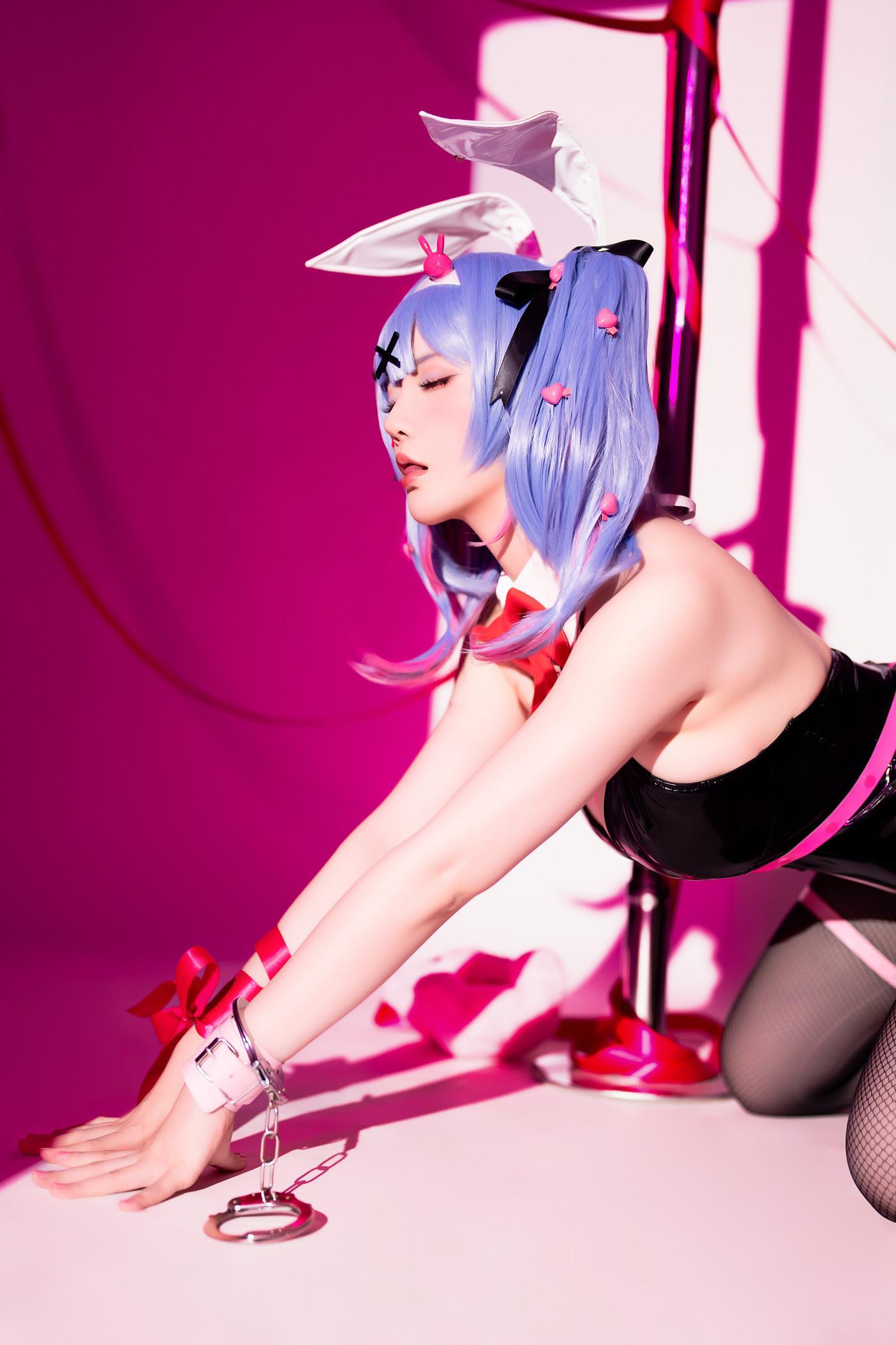 Cosplay 星之迟迟Hoshilily 初音未来 兔子洞(49)