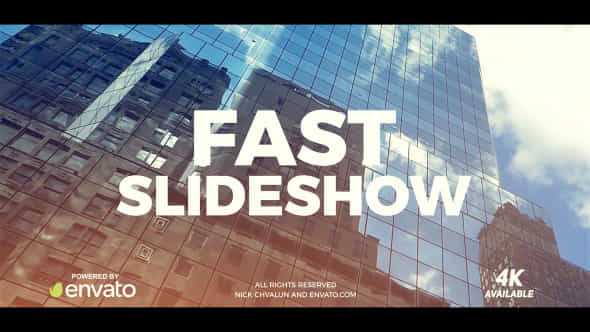 Fast Slideshow - VideoHive 20961657