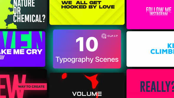 Typographic Titles Vol. - VideoHive 44621520