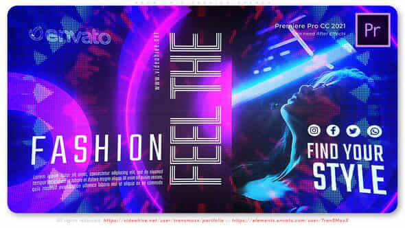 Neon Chic Fashion Opener - VideoHive 49839536