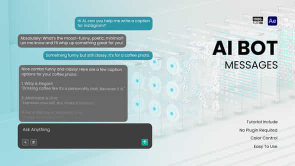 Ai Chatbot Interface Animation - VideoHive 58914498