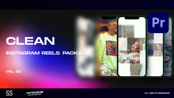 Clean Instagram Reels Vol 02 For Premiere Pro - VideoHive 50534136