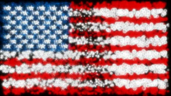 Loopable glittering and sparkling USA - VideoHive 33134848