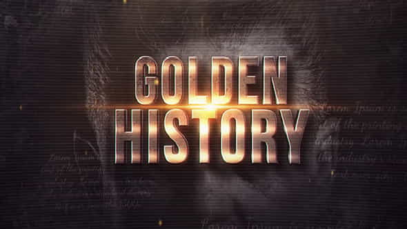 Golden History - VideoHive 20033564