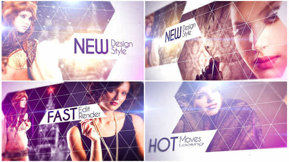 Elegant Triangles - VideoHive 4376657