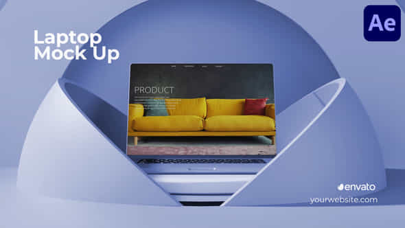 Laptop Mockup For After Effects - VideoHive 52723148
