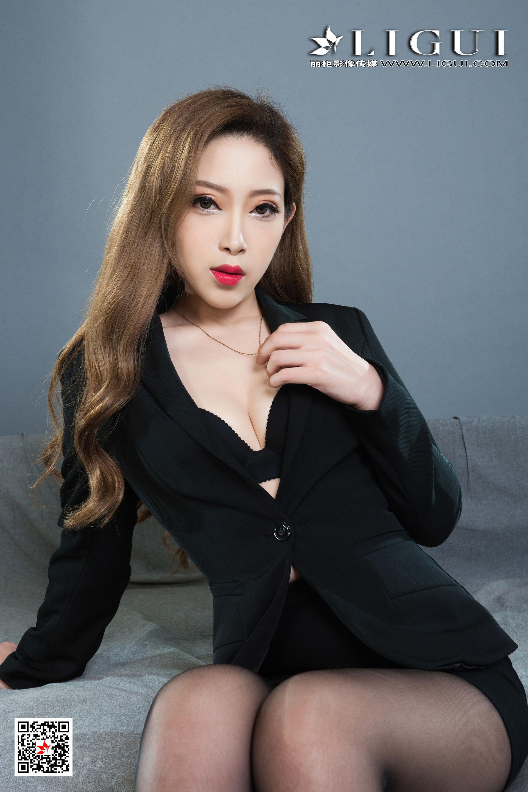 [丽柜Ligui] 2021.09.22 Model 宁宁 丝足美腿套图(3)