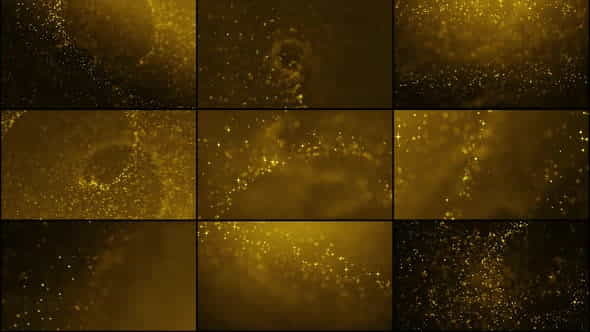 Golden Particles Pack - VideoHive 26434626
