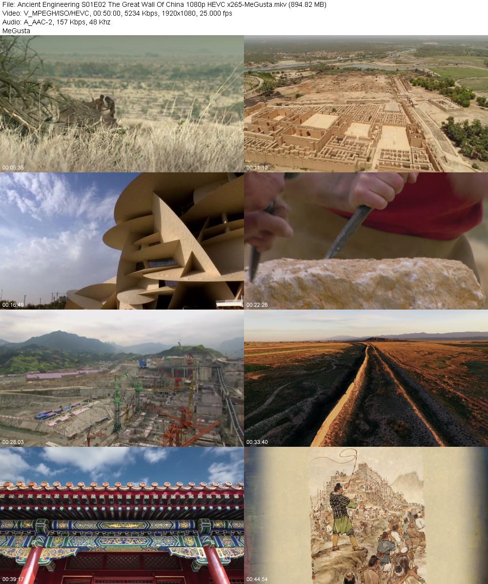 Ancient Engineering S01E02 The Great Wall Of China 1080p HEVC x265