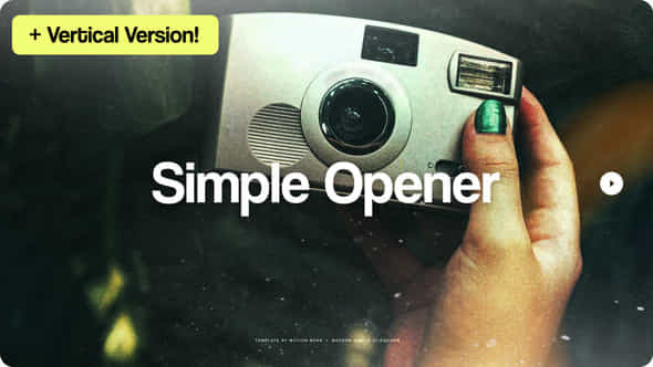 Simple Opener - VideoHive 50280589