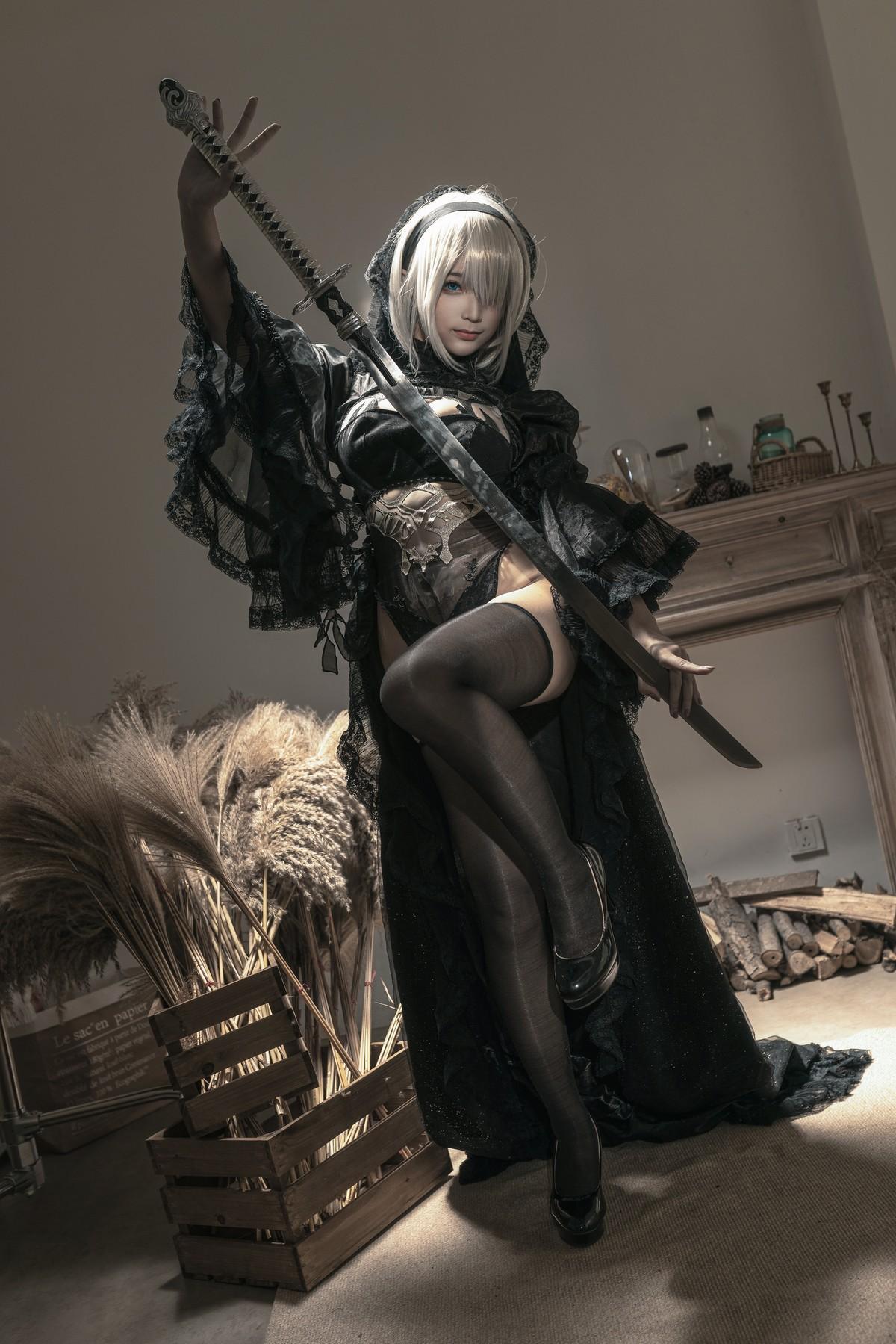 Cosplay 蠢沫沫 Chunmomo 尼尔纪元 黑花嫁(1)