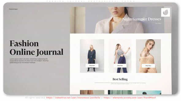 Fashion Journal Professional Promo - VideoHive 49955783