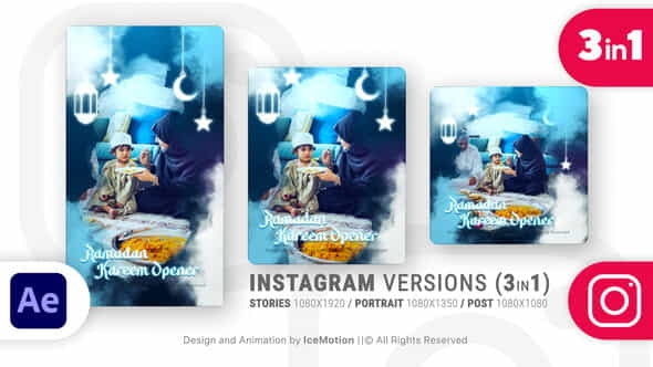 Instagram Ramadan Kareem Intro || - VideoHive 36729657