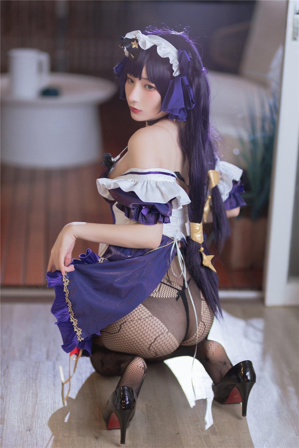 Cosplay 是三不是世 原神莫娜女仆(7)