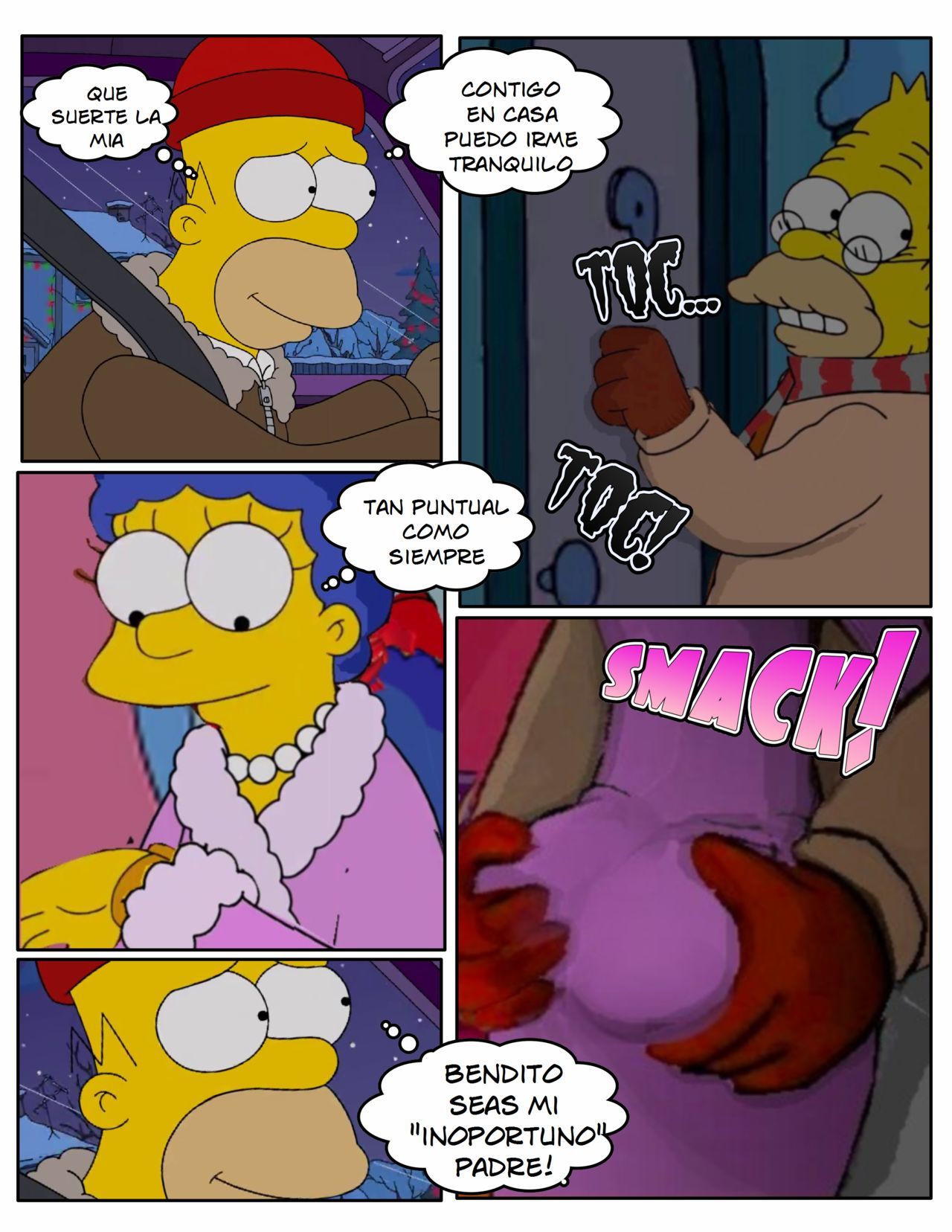 Simpsons xxx - Sexy Navidad (Parte 1) (Español)