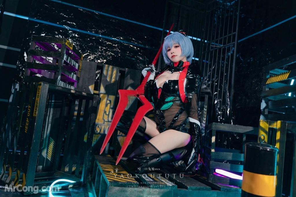 Coser@黏黏团子兔:『黑凌波』&小剧场 (50 photos )(7)